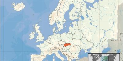 Slovensko umístění na mapě světa
